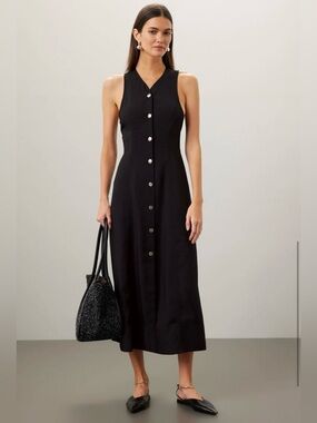 Rumbled Button Front Dress
Proenza Schouler White Label